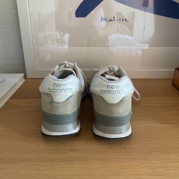 New Balance 574 Unisex Sneakers, US 8.5, Nimbus Cloud With White - Picture 5 of 7